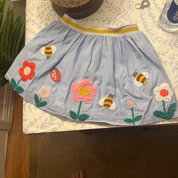 Mini Boden Bumble Bee Ladybug Skirt 3/4T - Picture 4 of 9